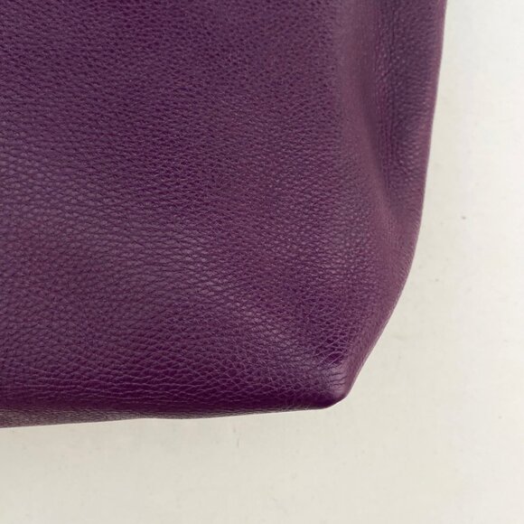 Salvatore Ferragamo Gina Mirtillo Leather Tote Bag - Picture 10 of 11